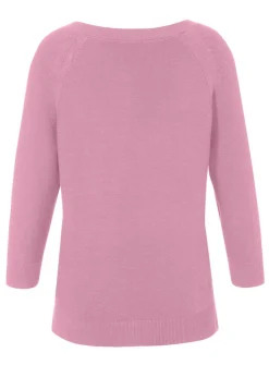Softer Baumwoll-Pullover 3/4-Arm