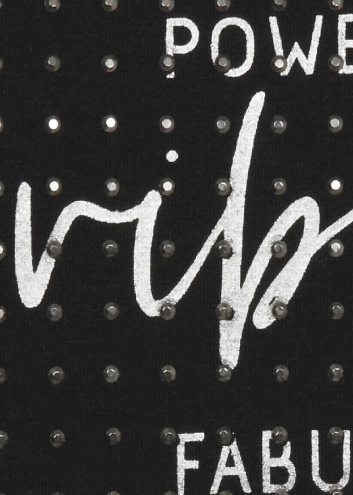 Softes 3/4 Arm Shirt Schwarz mit Front-Motiv