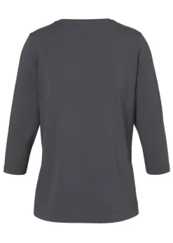 Softes 3/4-Arm Jersey Shirt mit Frontmotiv