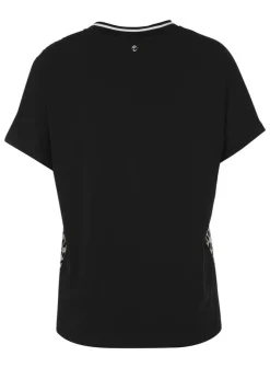 Softes Jersey Shirt mit Blusen-Front