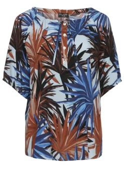 Sommerliche Schlupfbluse mit Raglanärmeln