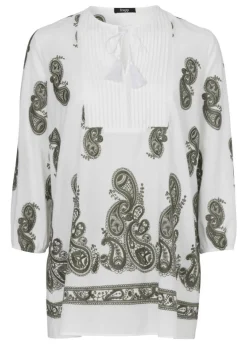 Sommerliche Tunika mit Stickereien