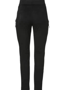 Sportive Stoffhose mit Ziernähten