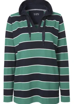 Sportives Kapuzensweatshirt mit Glitzerdetails