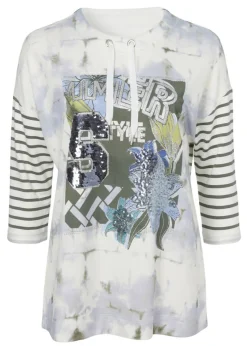 Sportives Sweatshirt mit grafischem Motiv