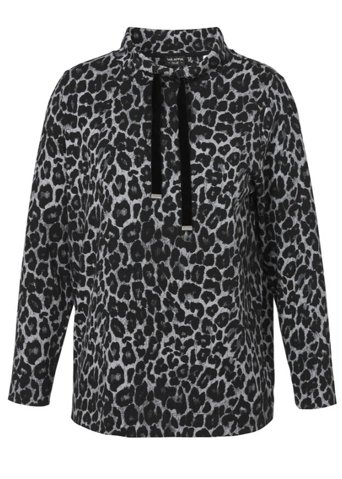 Stehkragen-Sweatshirt Modern Leo