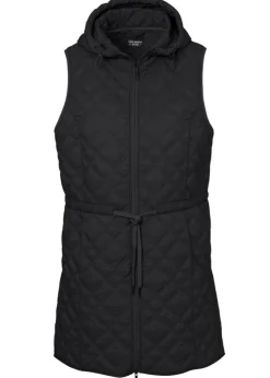 Steppweste mit Kapuze