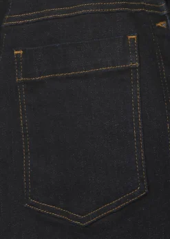 Stretch Jeansjacke im Raw Denim Look