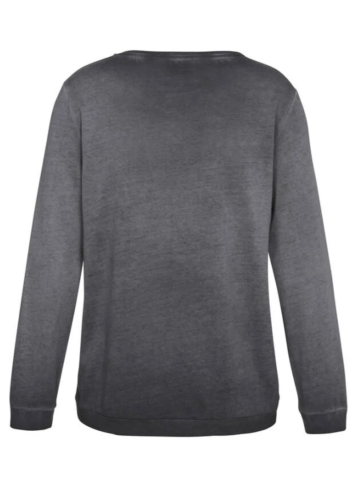 Supersoftes Langarmshirt mit geschmücktem Slogan