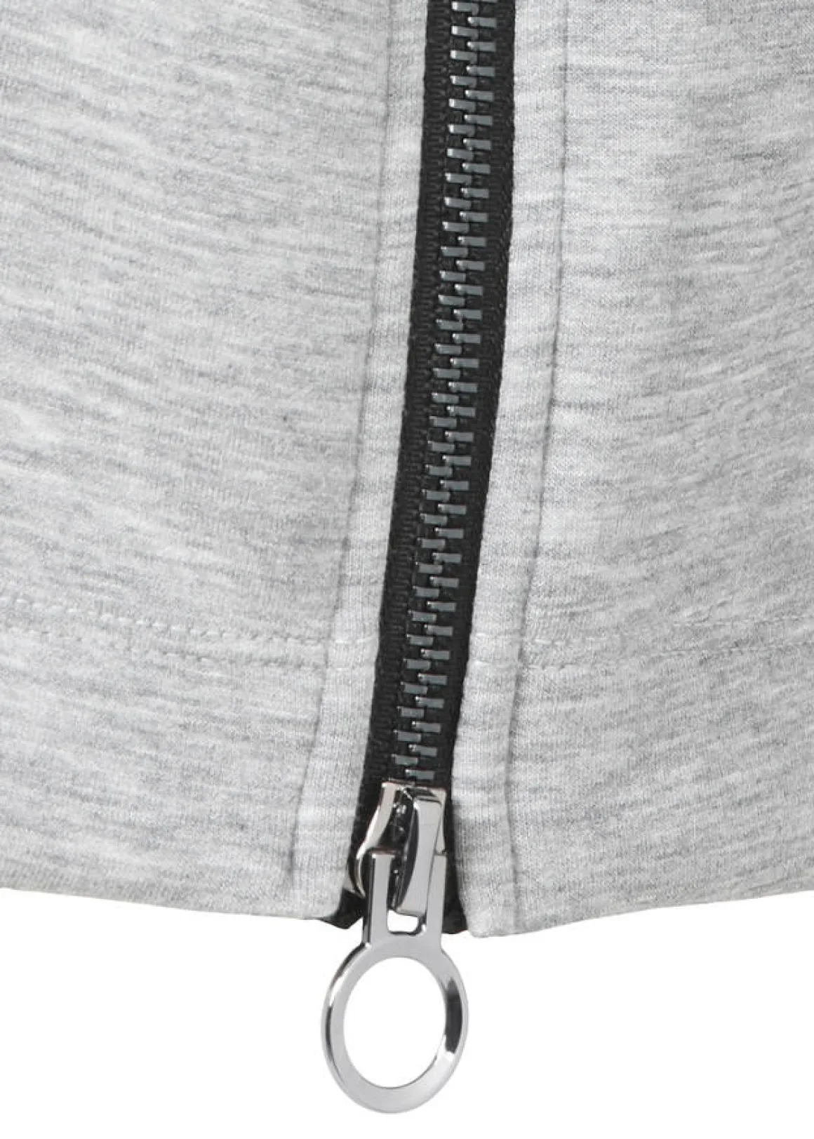 Sweatshirt Bicolor mit Motiv aus Silbersteinchen