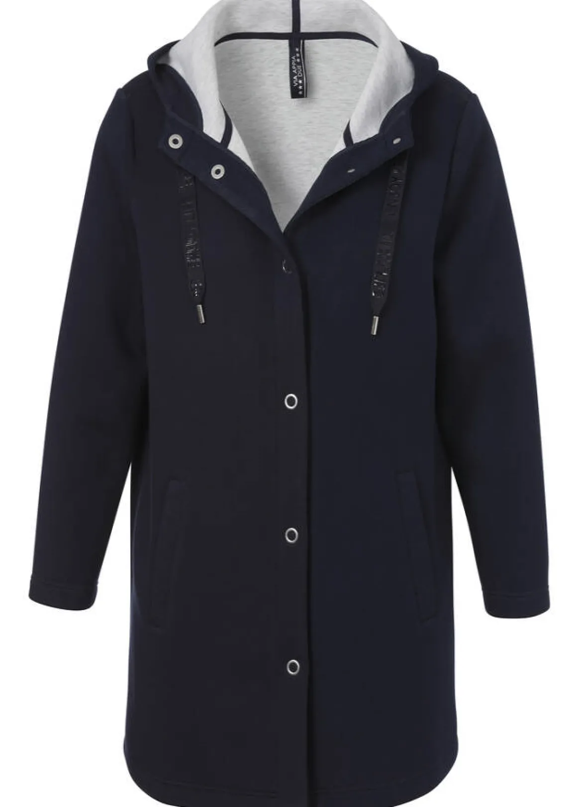 Topmodischer Sweatmantel mit Kapuze