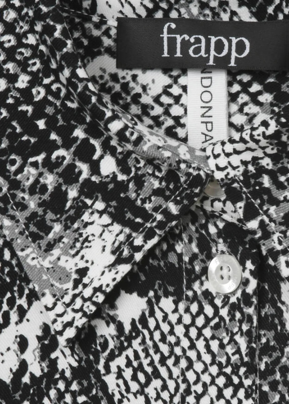 Trendy Hemdbluse Snake-Print