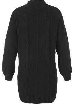 Warmer Cardigan mit Strickmuster