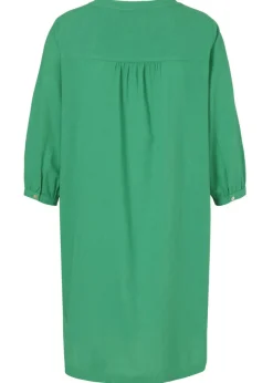 Zarte 3/4 Arm Longbluse Uni