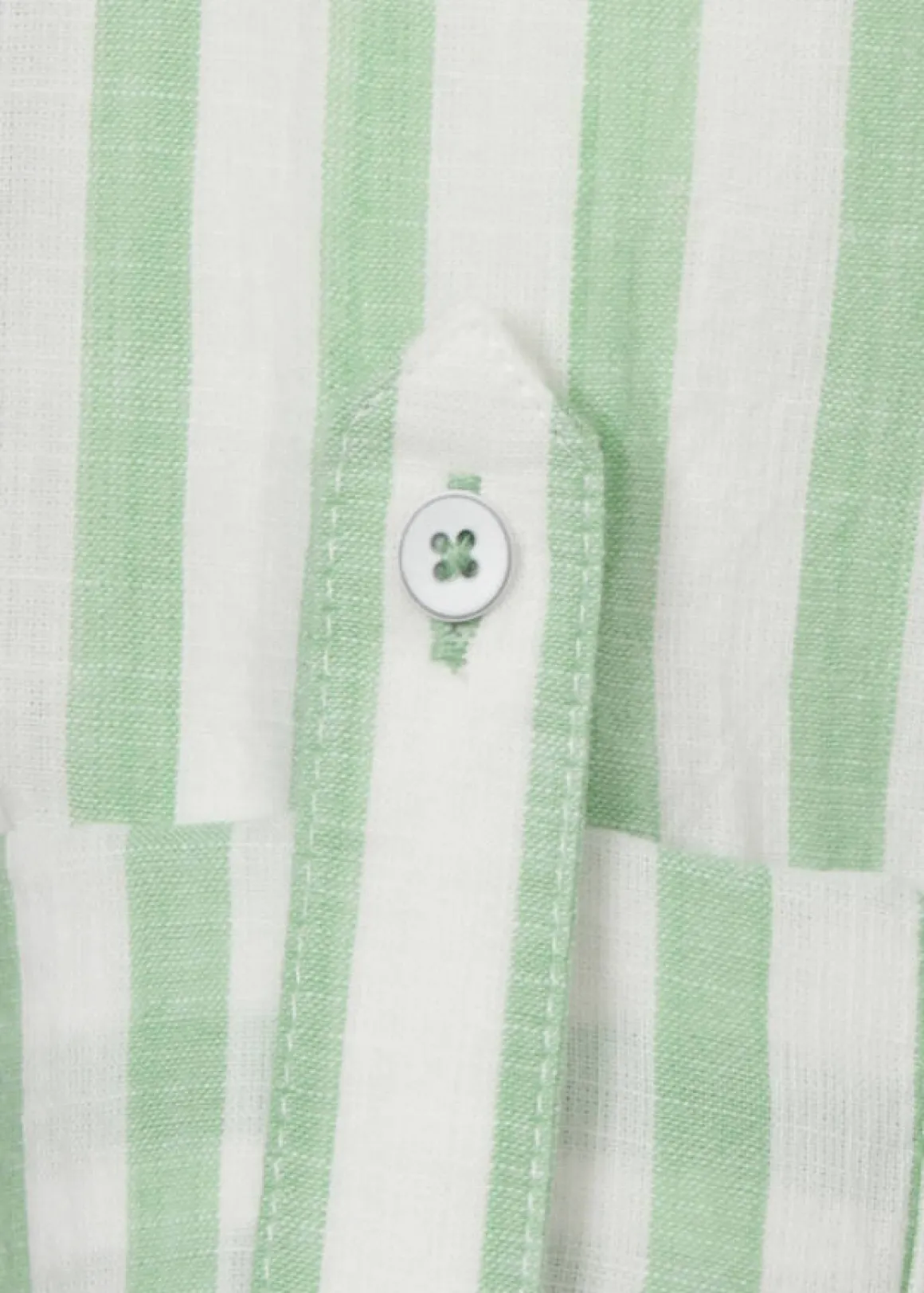 Zarte Baumwoll-Hemdbluse mit Längsstreifen