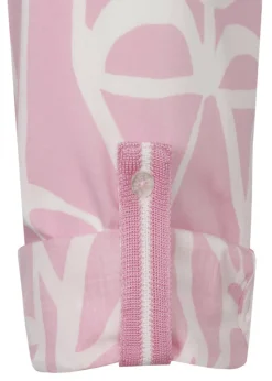 Zarte Viskose-Tunika mit Print Bicolor