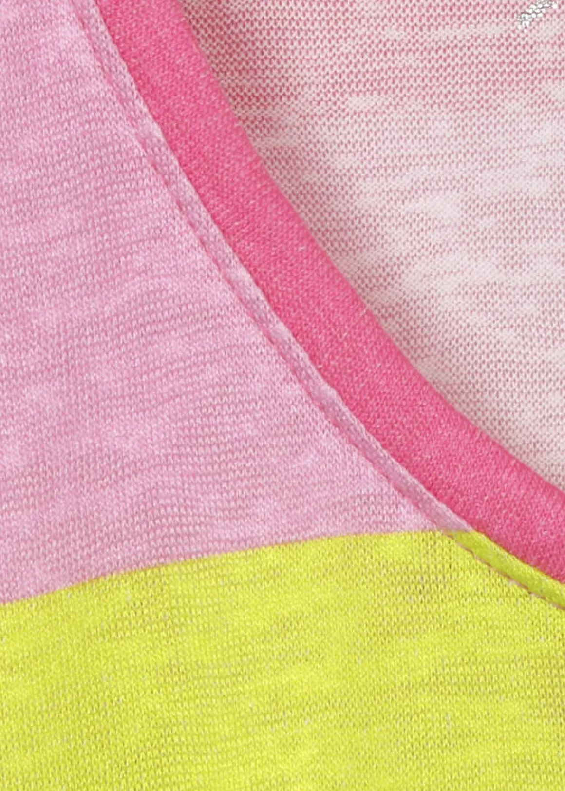 Zartes Color Blocking Shirt mit Strukturmuster