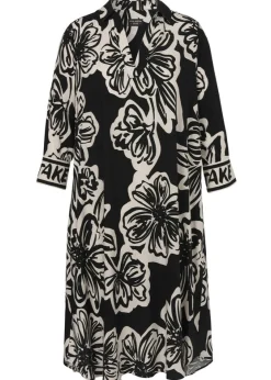 Zartes Viskosekleid mit Nahttaschen