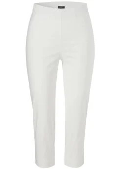 Zeitlose 3/4 Schlupf-Hose mit geradem Bein