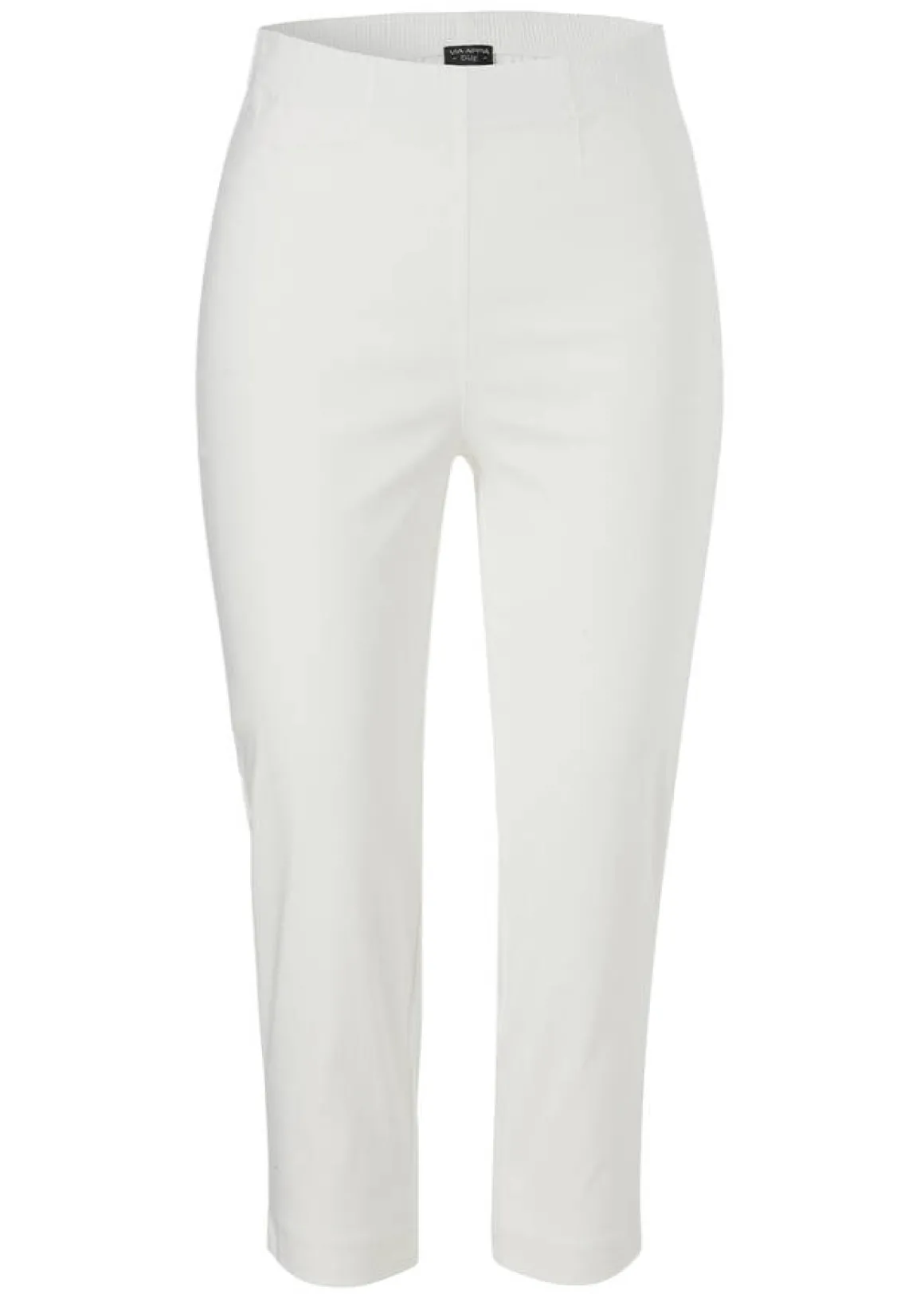 Zeitlose 3/4 Schlupf-Hose mit geradem Bein