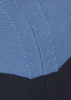 Zeitloser Strickpullover mit gestreiftem Allover-Muster