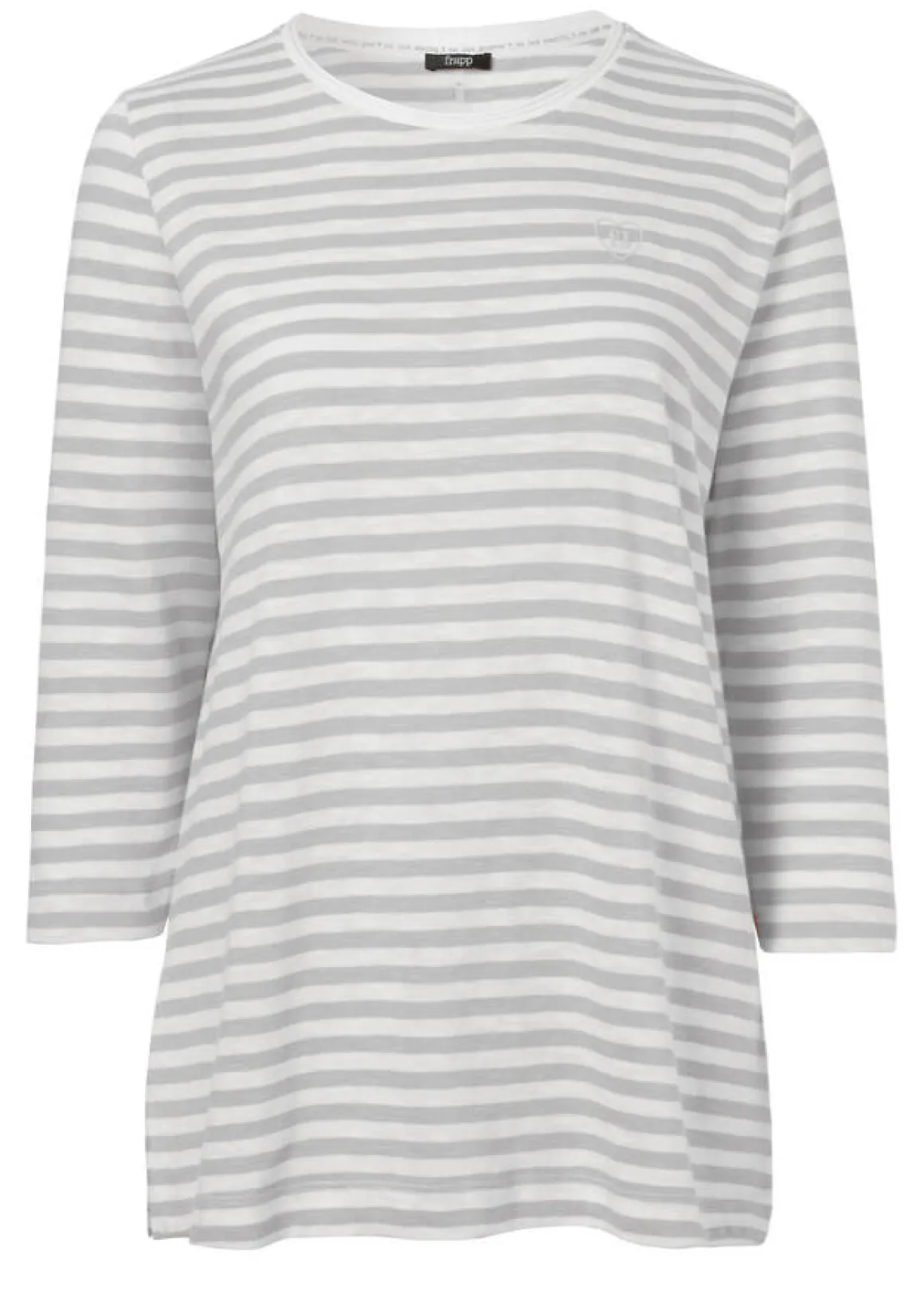 Zeitloses Shirt mit Stickerei